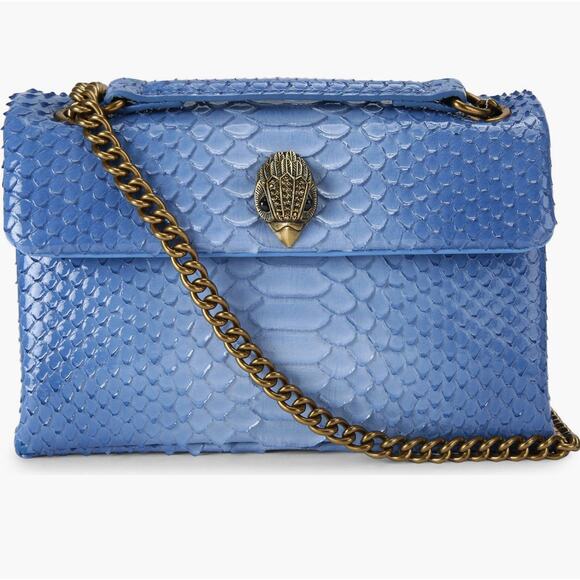 Kurt Geiger Croc Embossed Leather Convertible - Picture 1 of 4